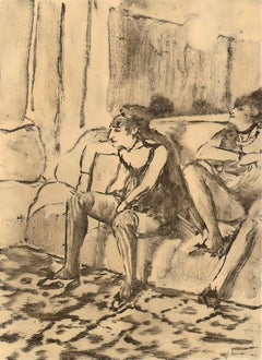 Degas, Deux Femmes, E. Degas Monotypes (after)