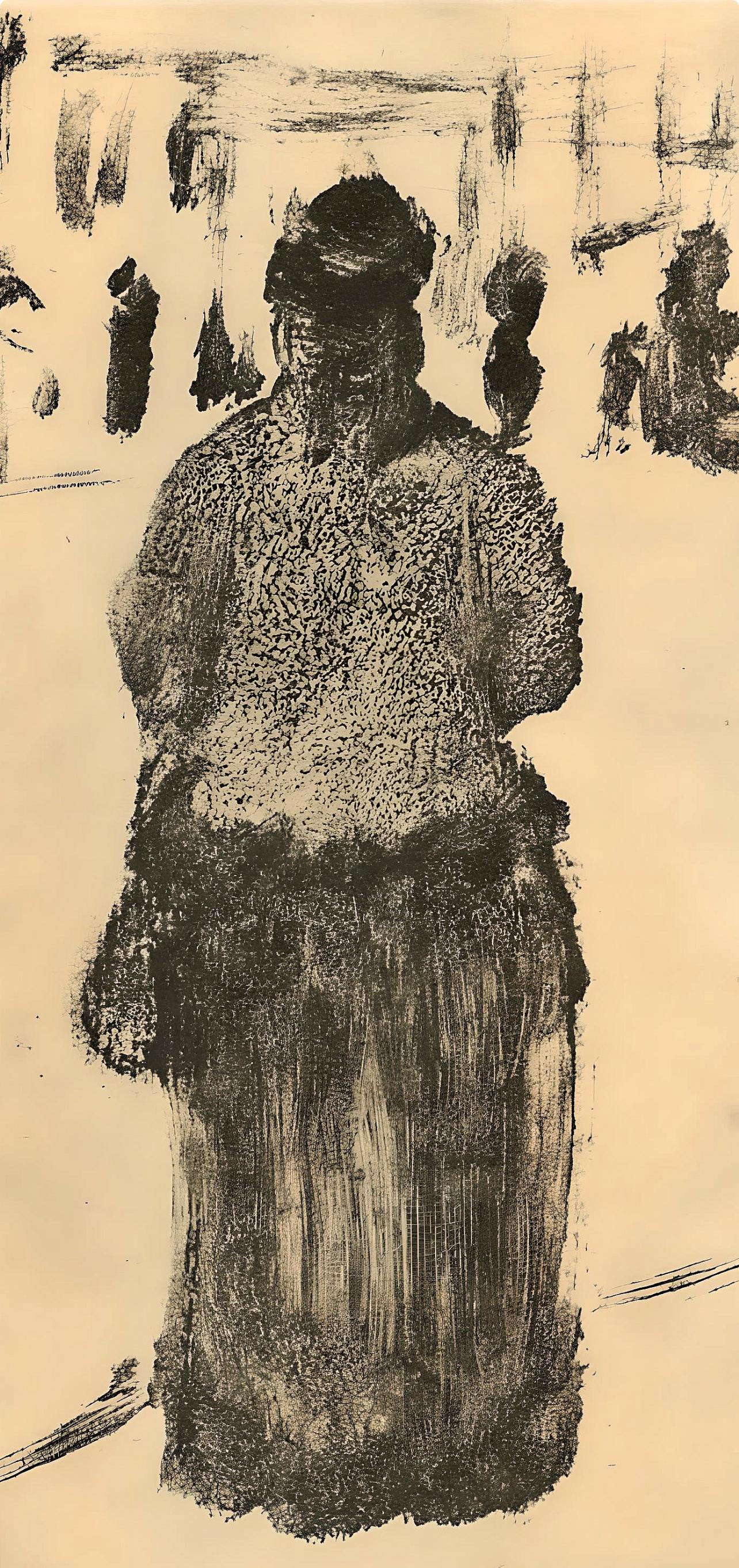 Degas, Famille Cardinal, E. Degas Monotypes (d'après) - Print de Edgar Degas