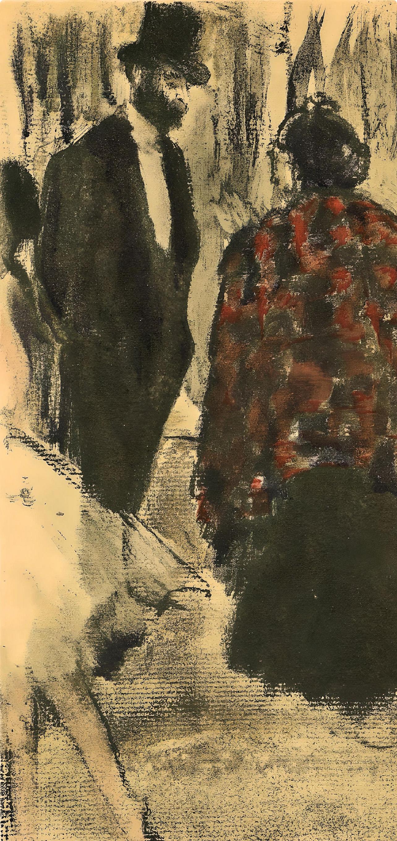 Degas, Famille Cardinal, E. Degas Monotypes (after) - Print by Edgar Degas