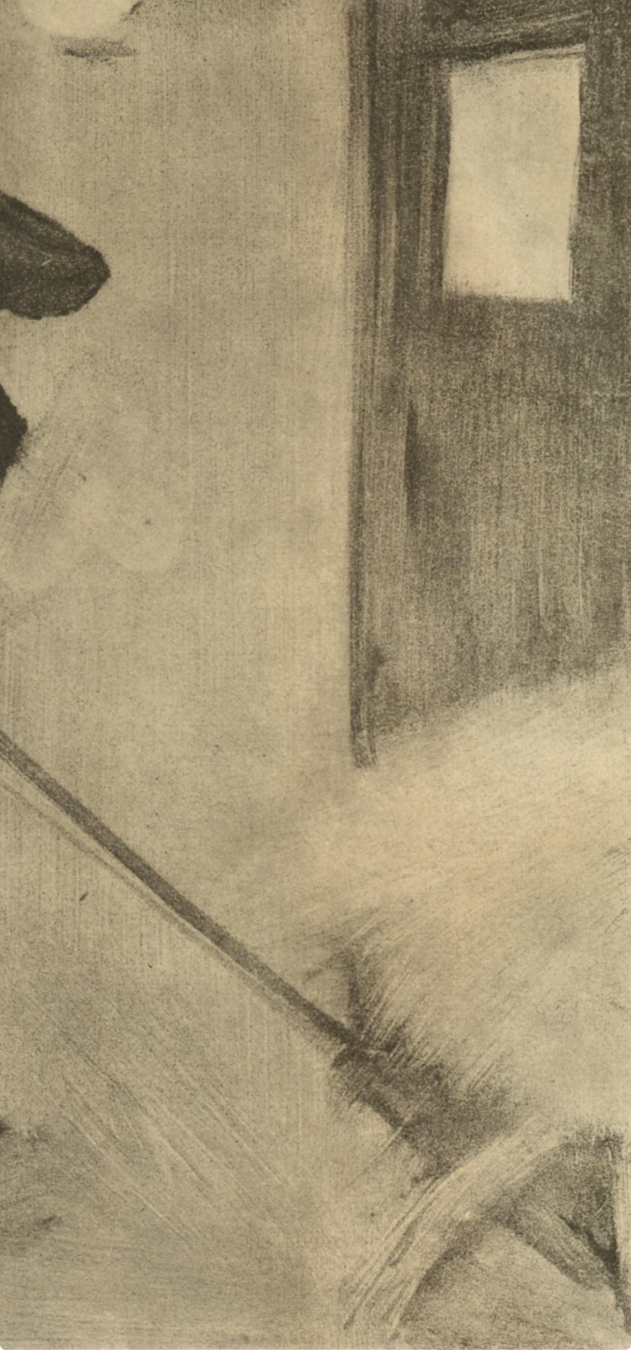 Degas, Famille Cardinal, E. Degas Monotypes (after) - Impressionist Print by Edgar Degas