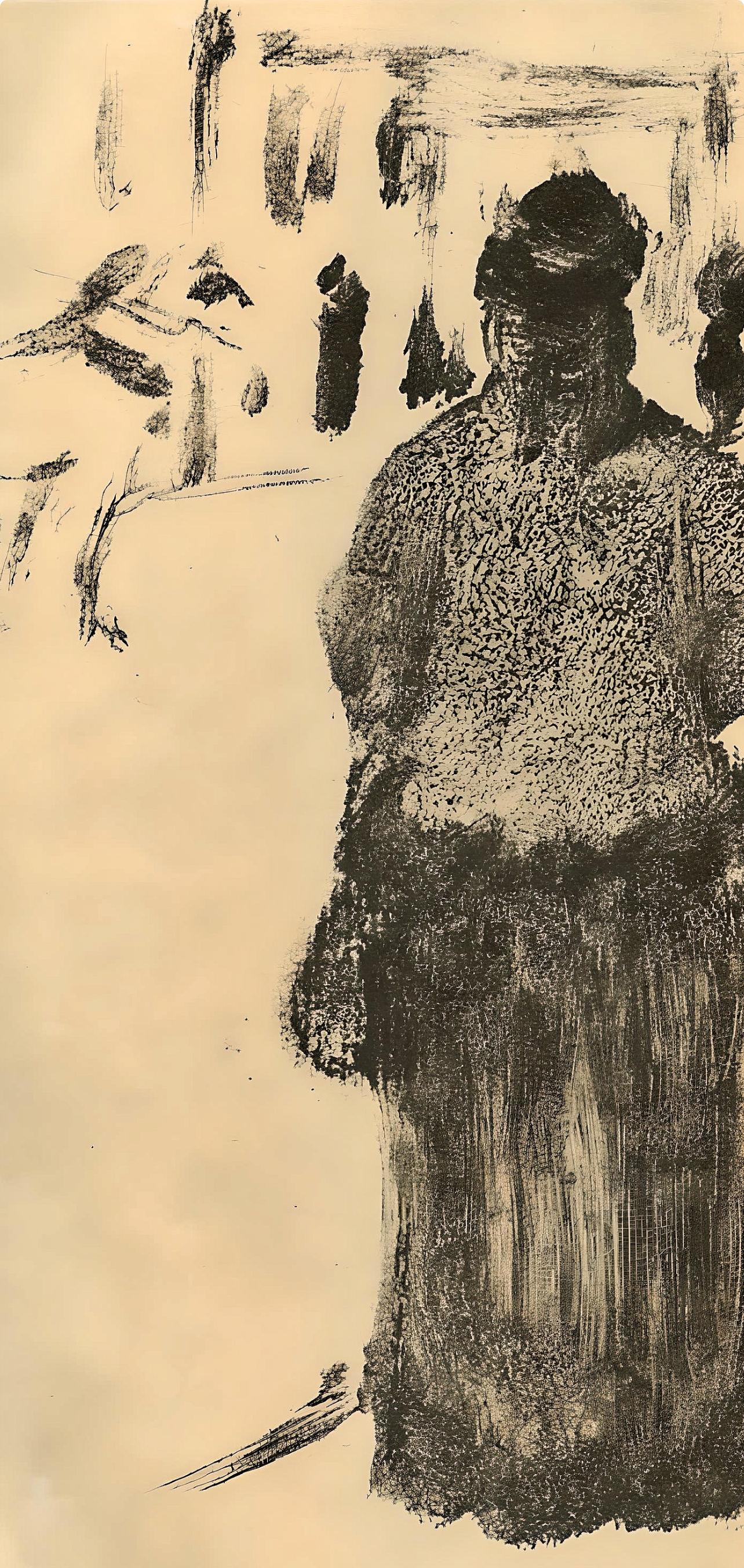 Degas, Famille Cardinal, E. Degas Monotypes (d'après) - Impressionnisme Print par Edgar Degas