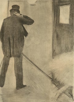 Vintage Degas, Famille Cardinal, E. Degas Monotypes (after)