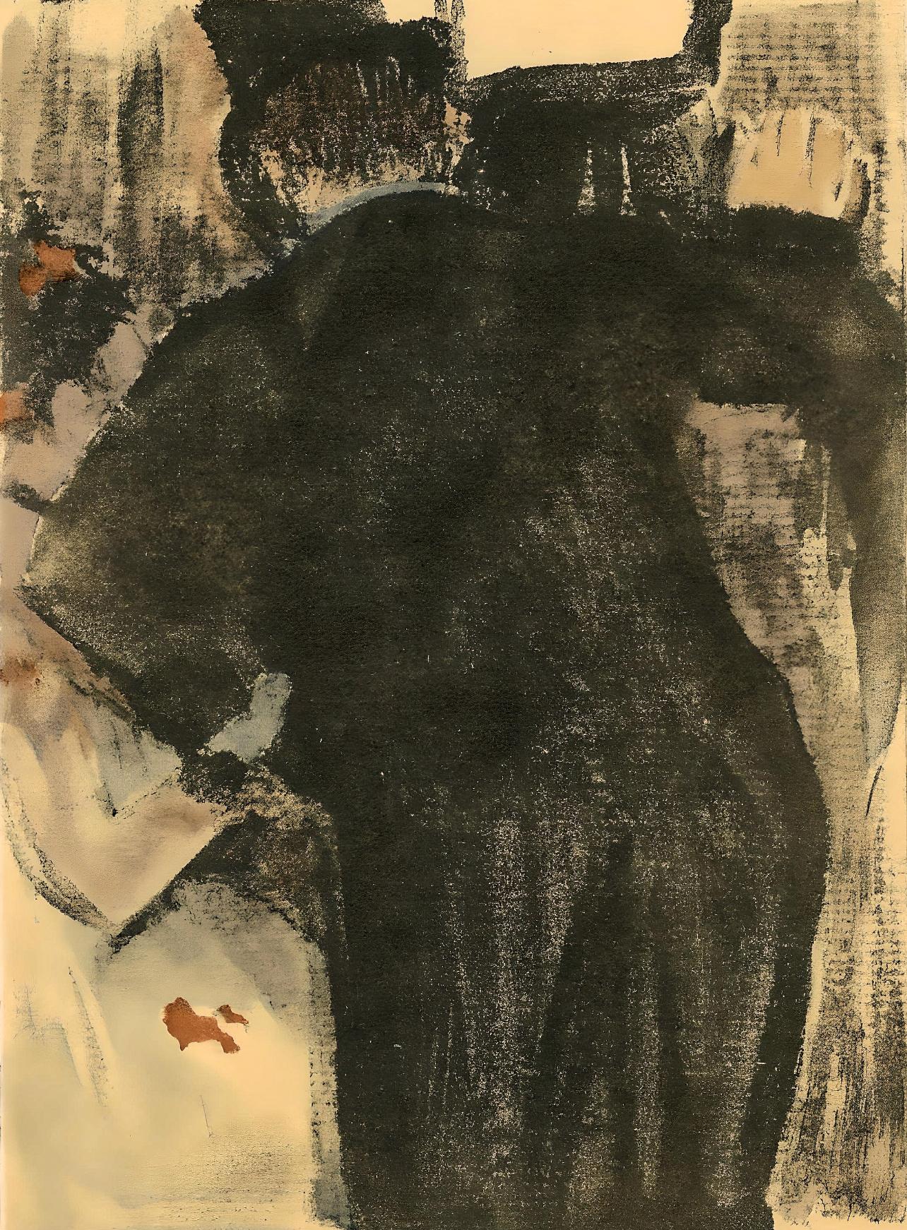 Edgar Degas Landscape Print - Degas, Famille Cardinal, E. Degas Monotypes (after)
