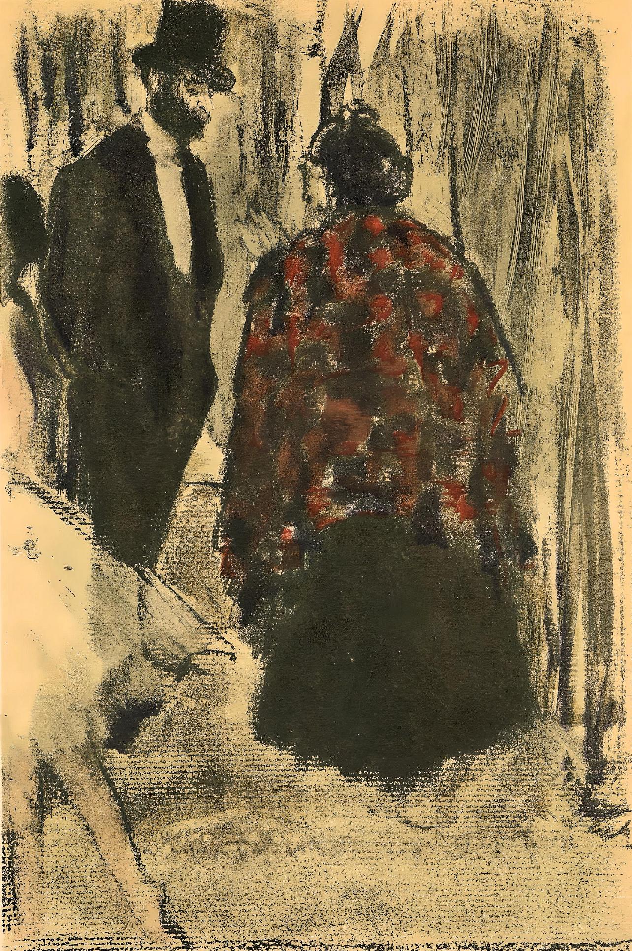 Degas, Famille Cardinal, E. Degas Monotypes (after)