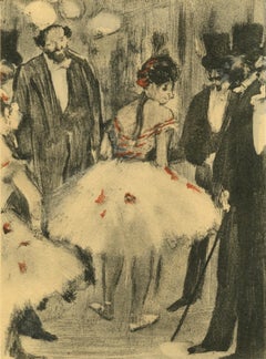 Vintage Degas, Famille Cardinal, E. Degas Monotypes (after)