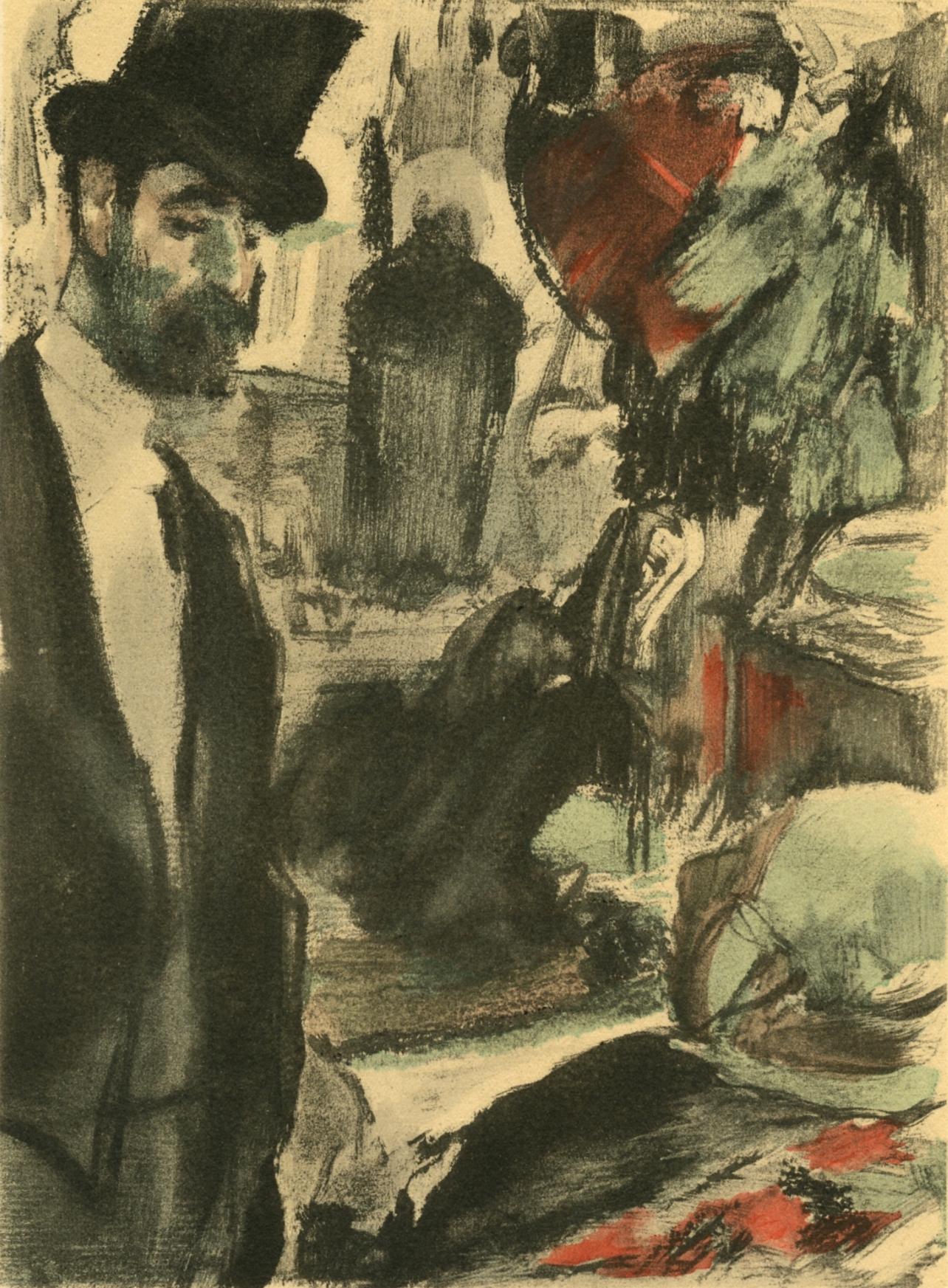 Edgar Degas Interior Print - Degas, Famille Cardinal, Les Monotypes (after)