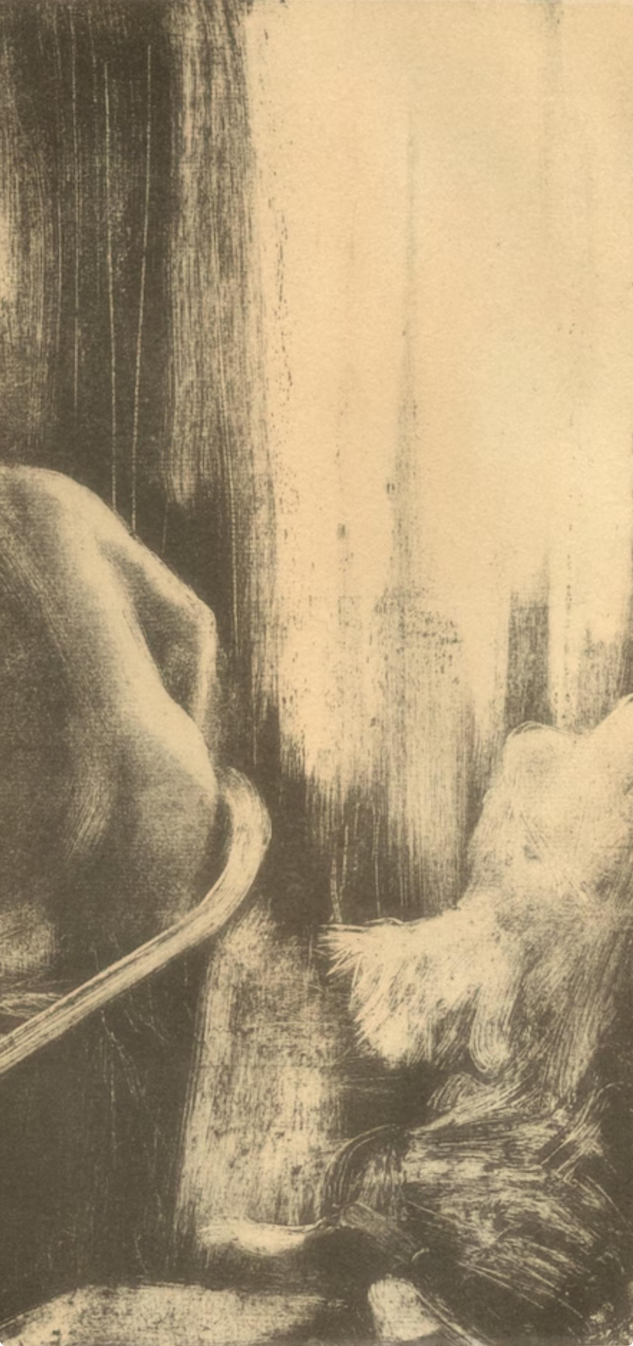 Degas, Femme dans la Baignoire, E. Degas Monotypes (after) - Impressionist Print by Edgar Degas