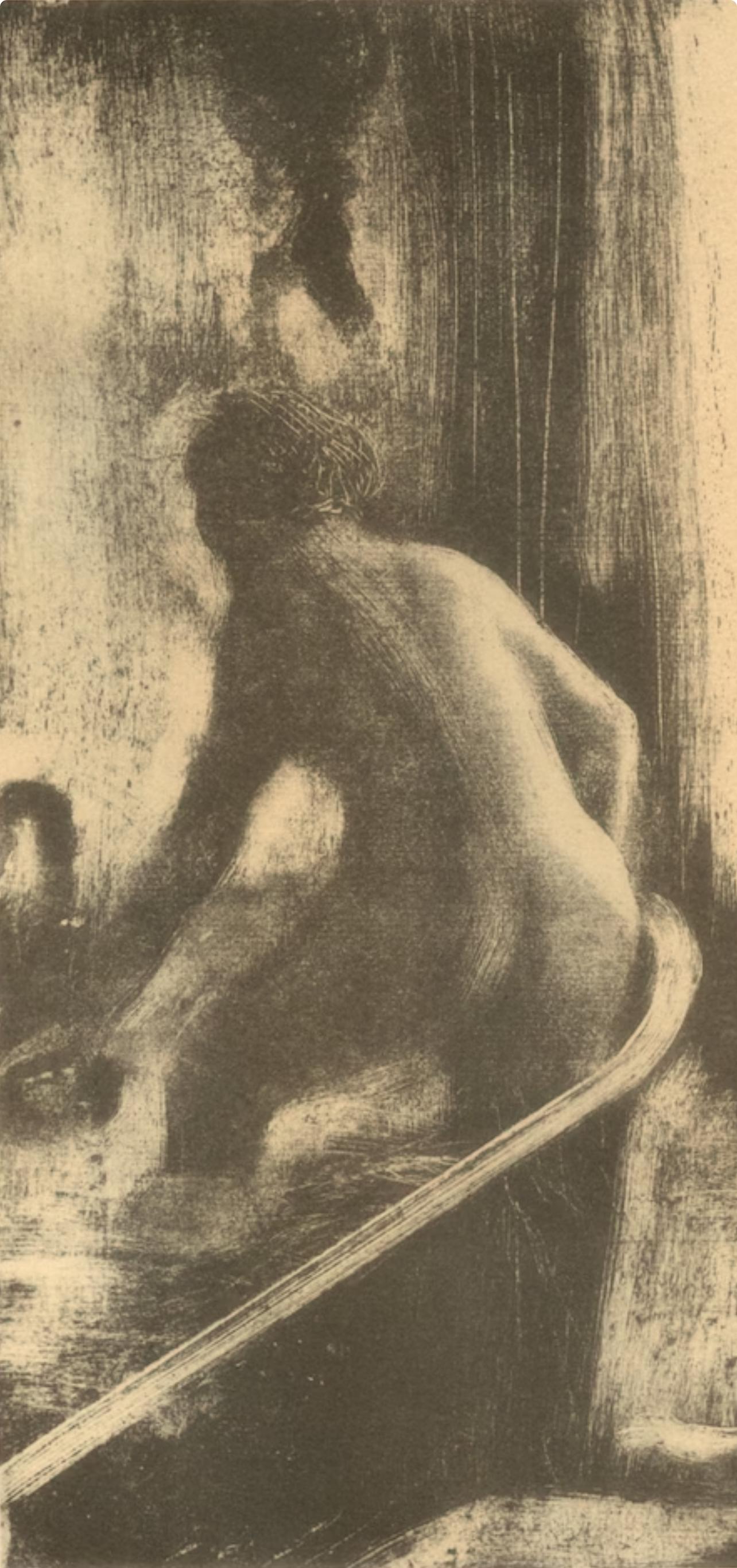 Degas, Femme dans la Baignoire, Les Monotypes (after) - Print by Edgar Degas