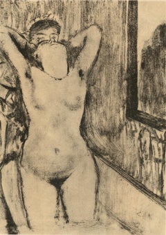 Vintage Degas, Femme debout dans une Baignoire, Les Monotypes (after)