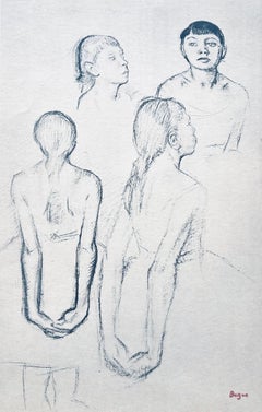 Dega, Quattro schizzi di una piccola ballerina, Dieci schizzi di balletto (dopo)