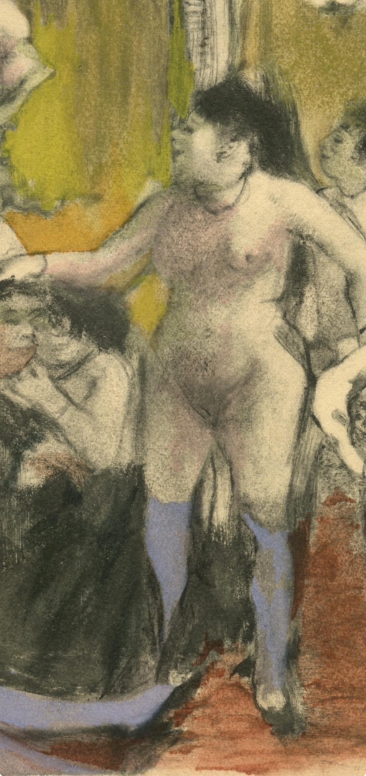 Degas, La Fete de la Patronne, E. Degas Monotypien (nach) – Print von Edgar Degas