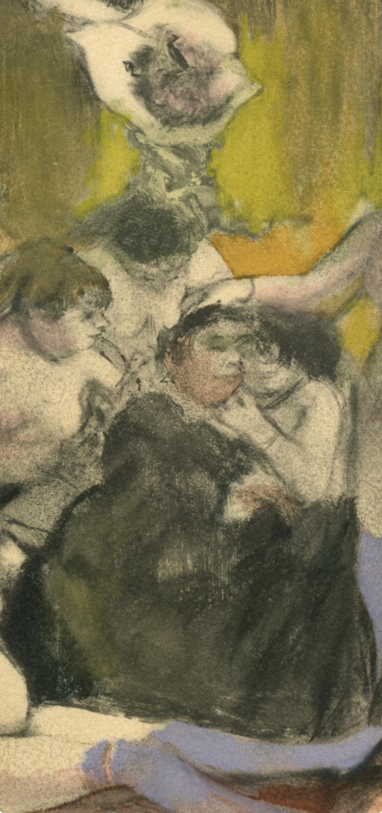 Degas, La Fete de la Patronne, E. Degas Monotypien (nach) (Impressionismus), Print, von Edgar Degas