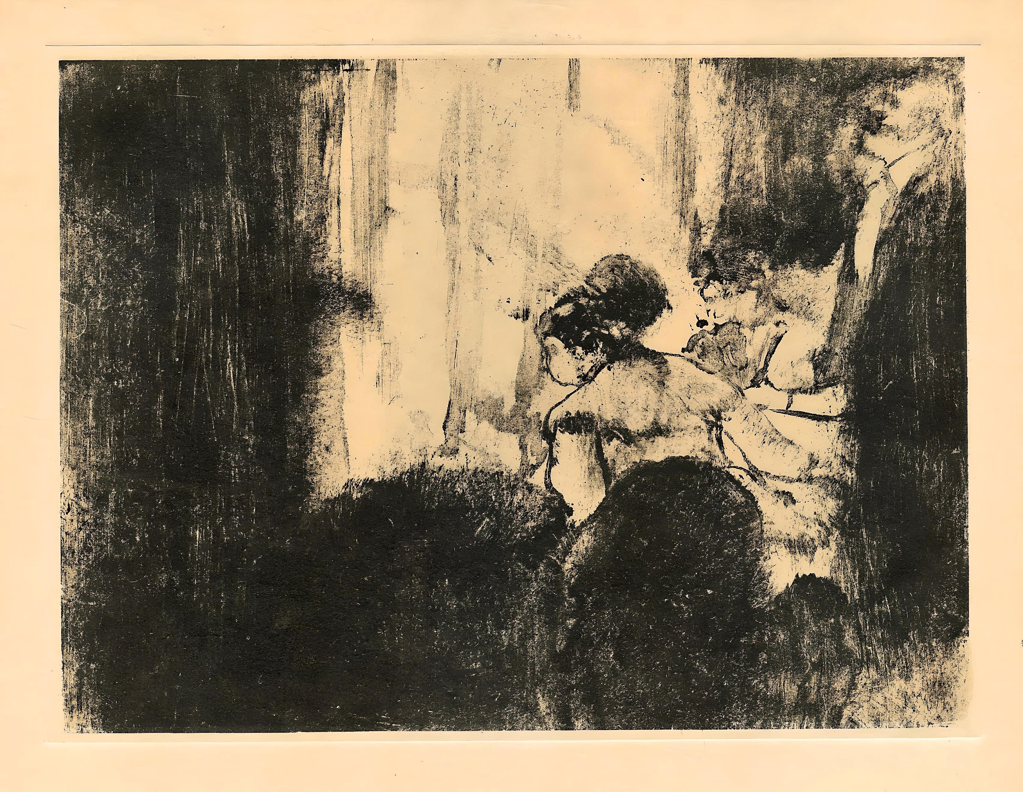 Degas, La Loge, E. Degas Monotypes (after) For Sale 1