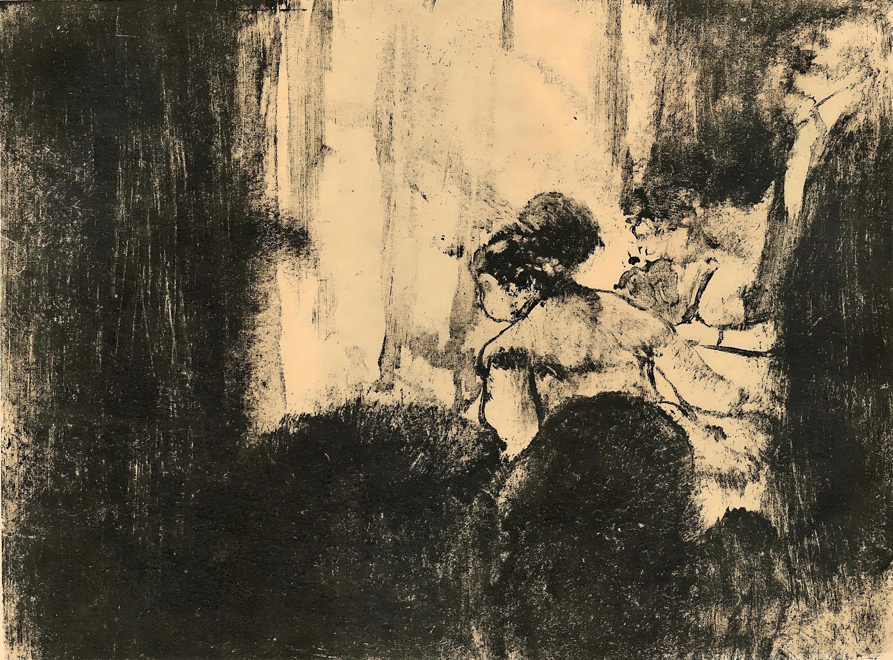 Degas, La Loge, E. Degas Monotypes (after)