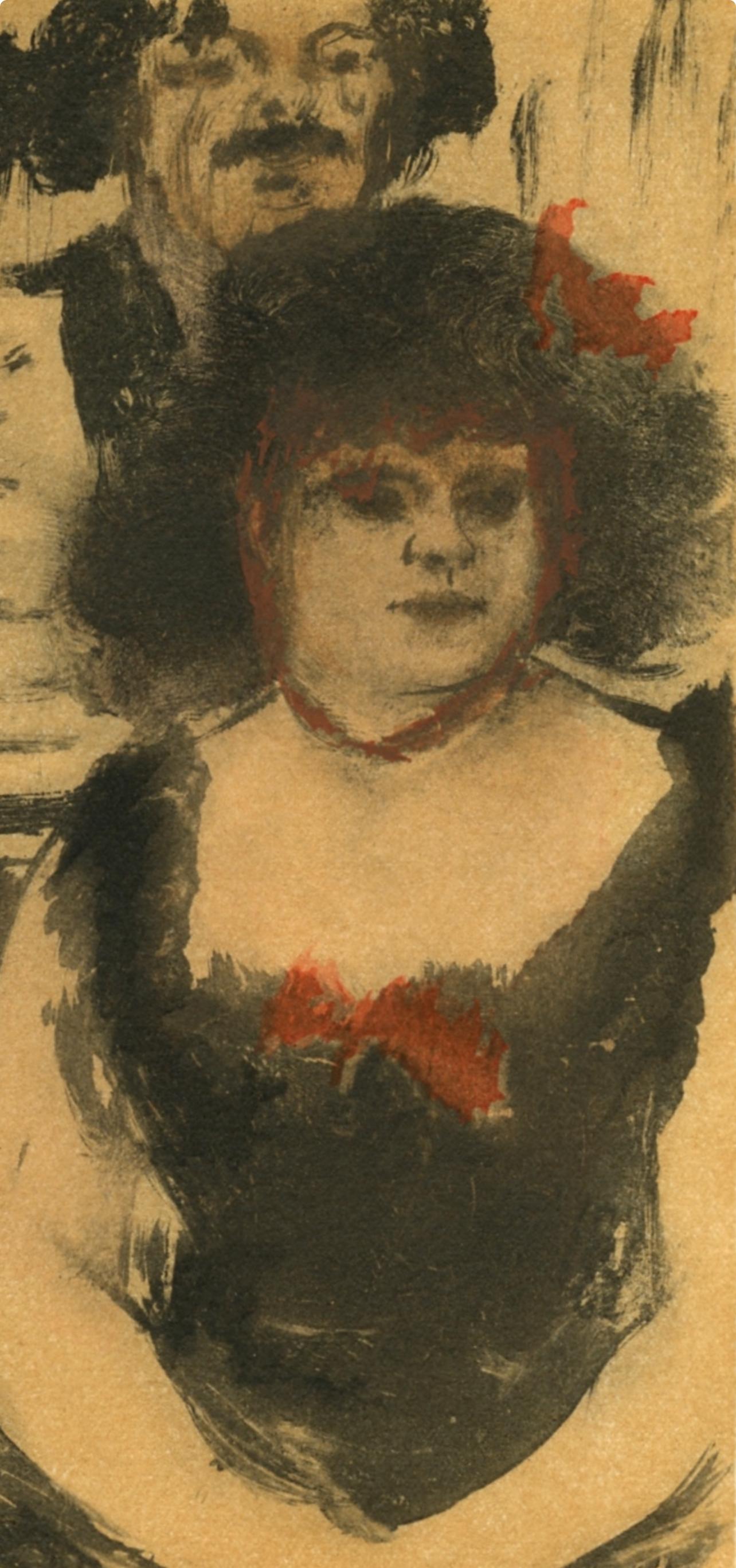 Degas, La Pianiste et le Chanteur, E. Degas Monotypien (nach) – Print von Edgar Degas