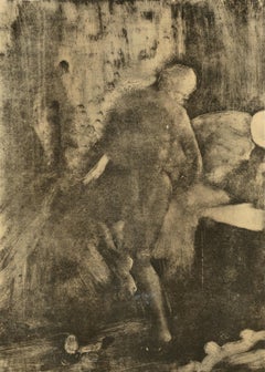Degas, Le Coucher, E. Degas Monotypes (after)