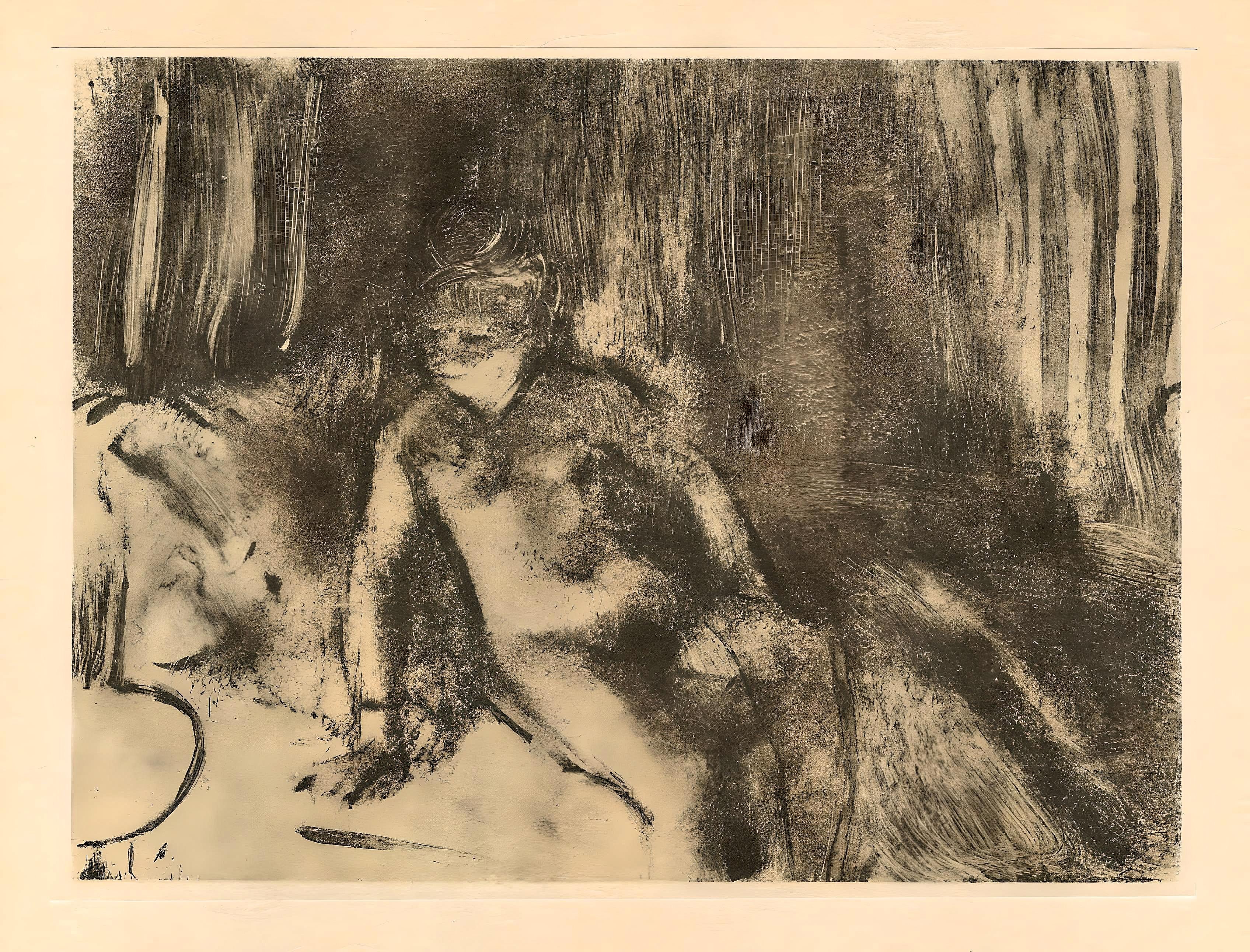 Degas, Le Coucher, Les Monotypes (nach) im Angebot 1