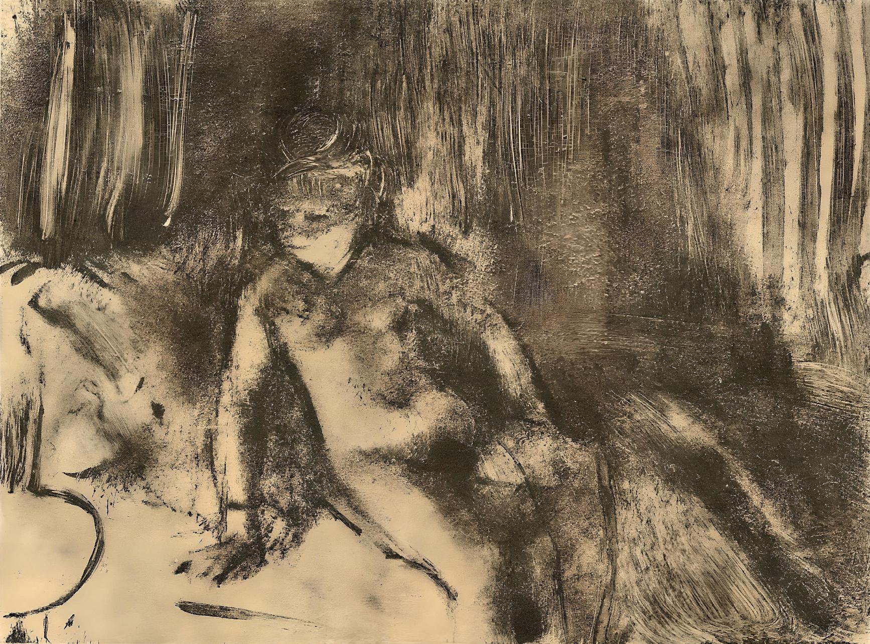 Degas, Le Coucher, Les Monotypes (après)