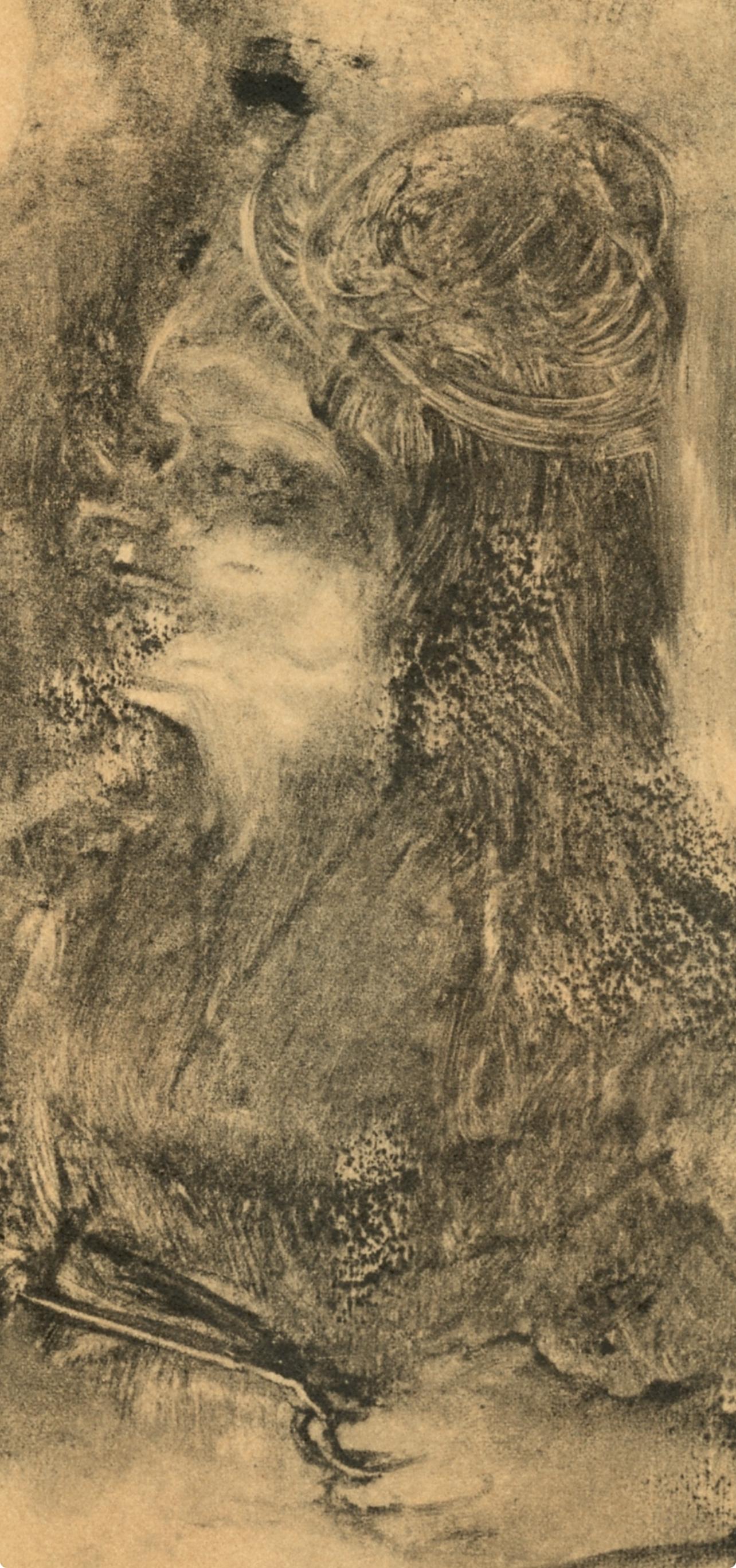 Degas, Les Ciseaux, E. Degas Monotypes (after) - Print by Edgar Degas