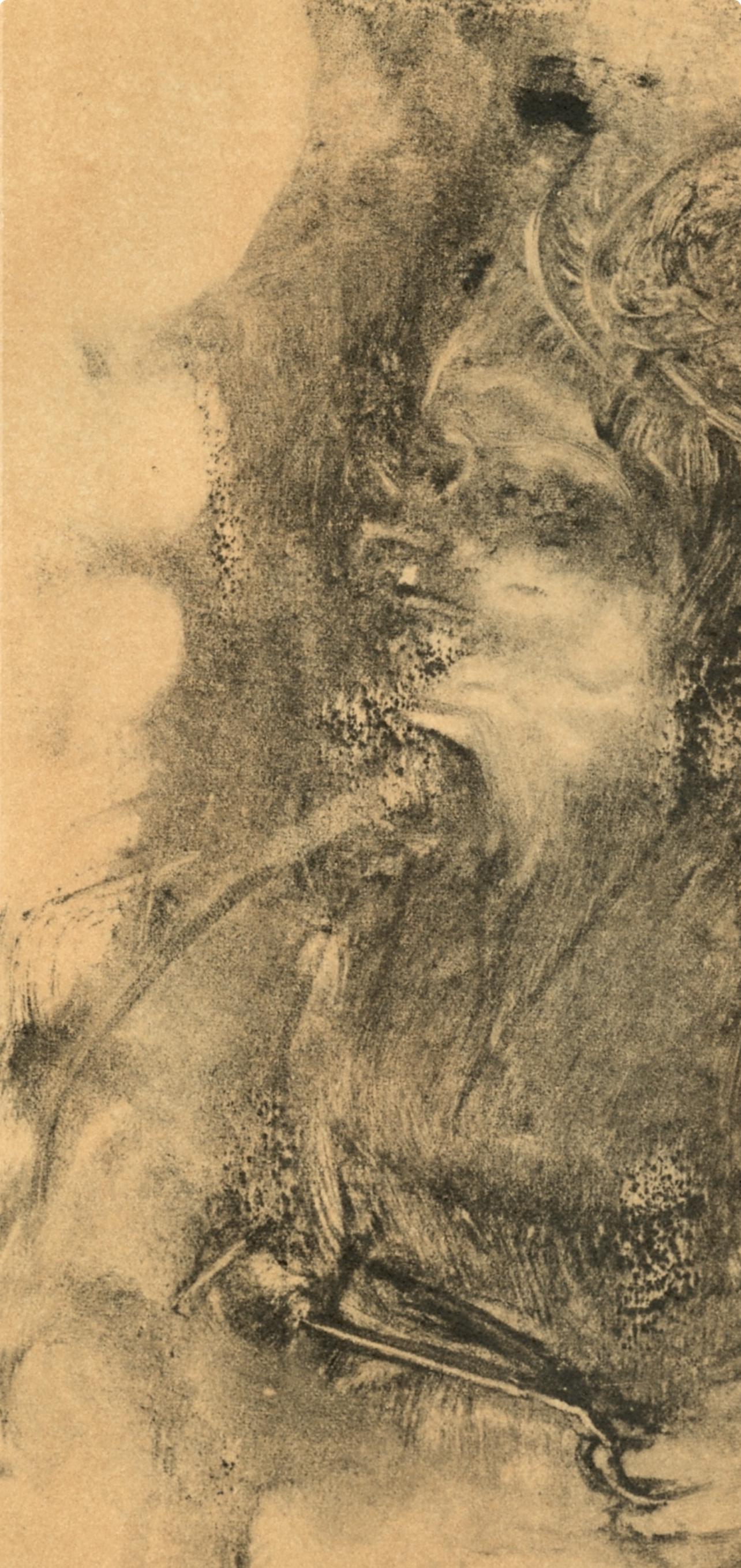 Degas, Les Ciseaux, Les Monotypes (after) - Impressionist Print by Edgar Degas