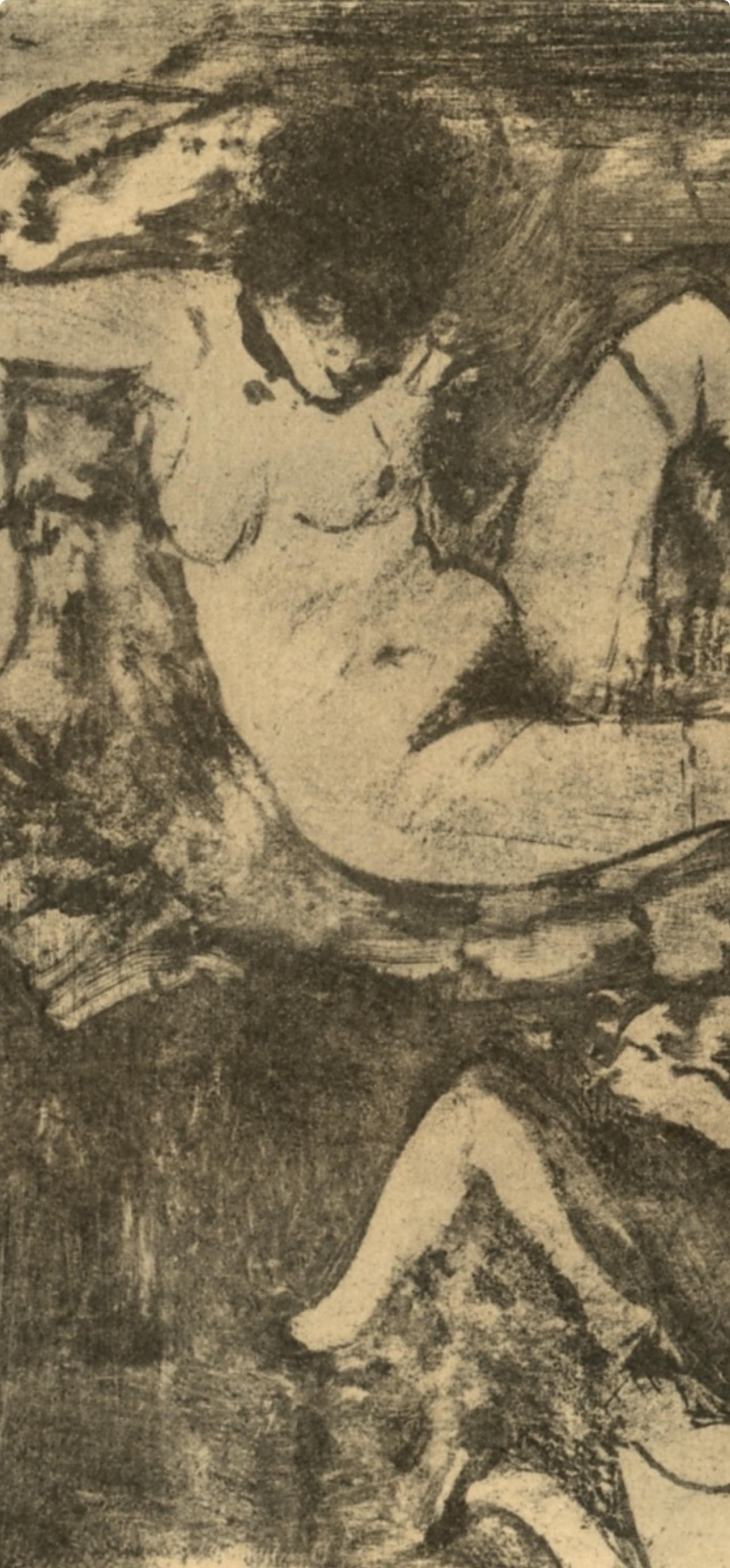 Degas, Les Femmes, Les Monotypes (nach) – Print von Edgar Degas