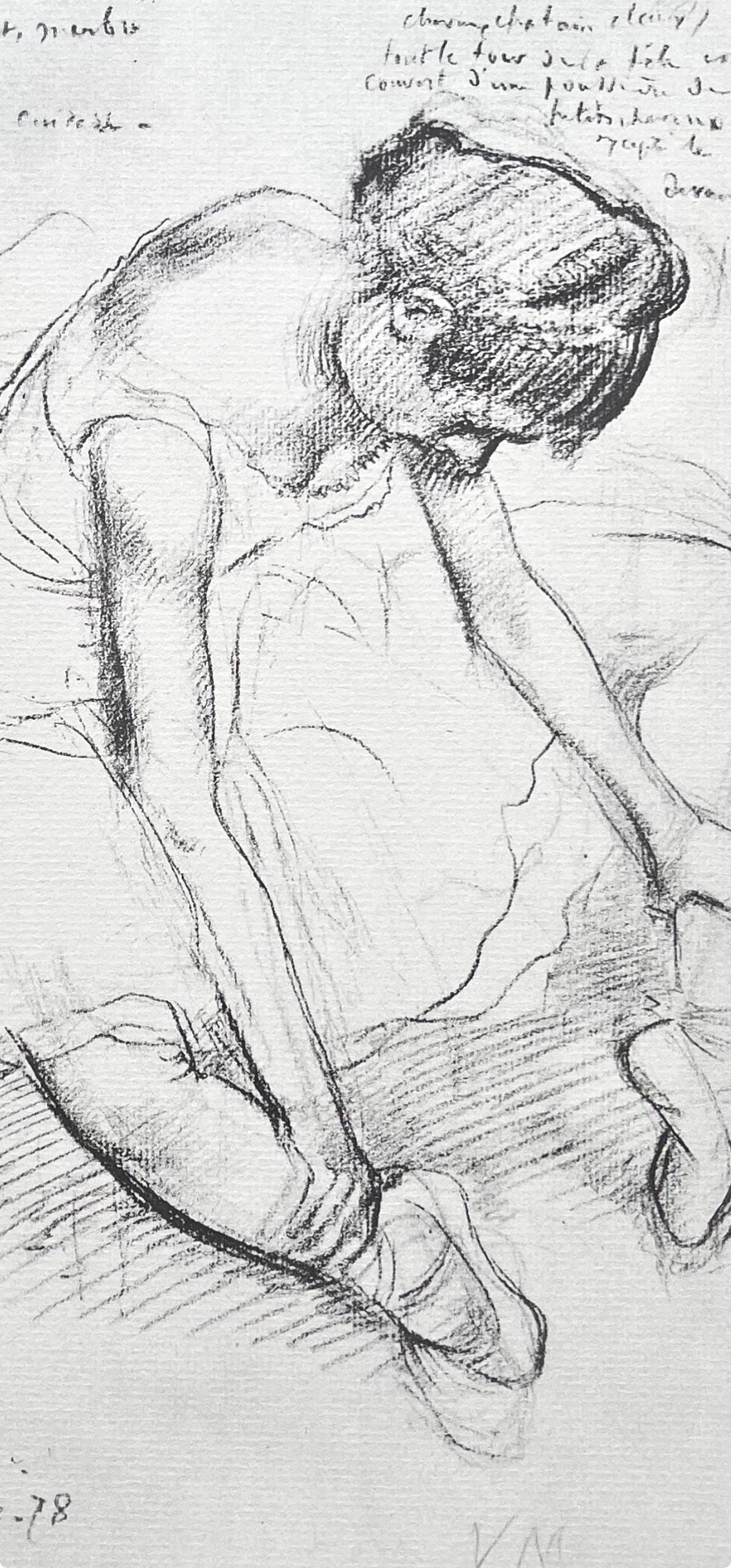 Degas, Melina Darde, Ten Ballet Sketches (after) - Print by Edgar Degas