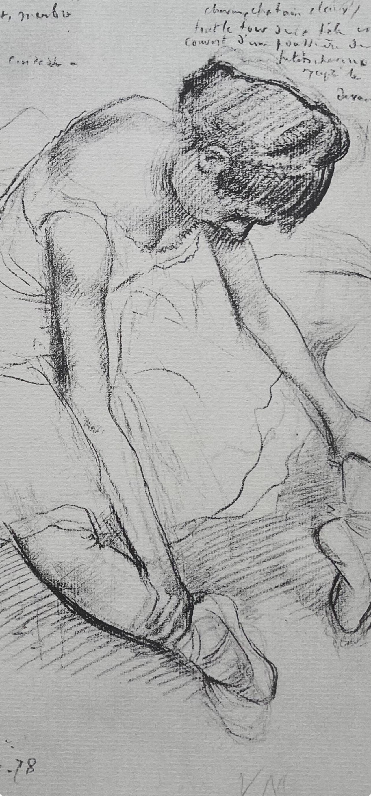 Degas, Melina Darde, Ten Ballet Sketches (after) - Print by Edgar Degas