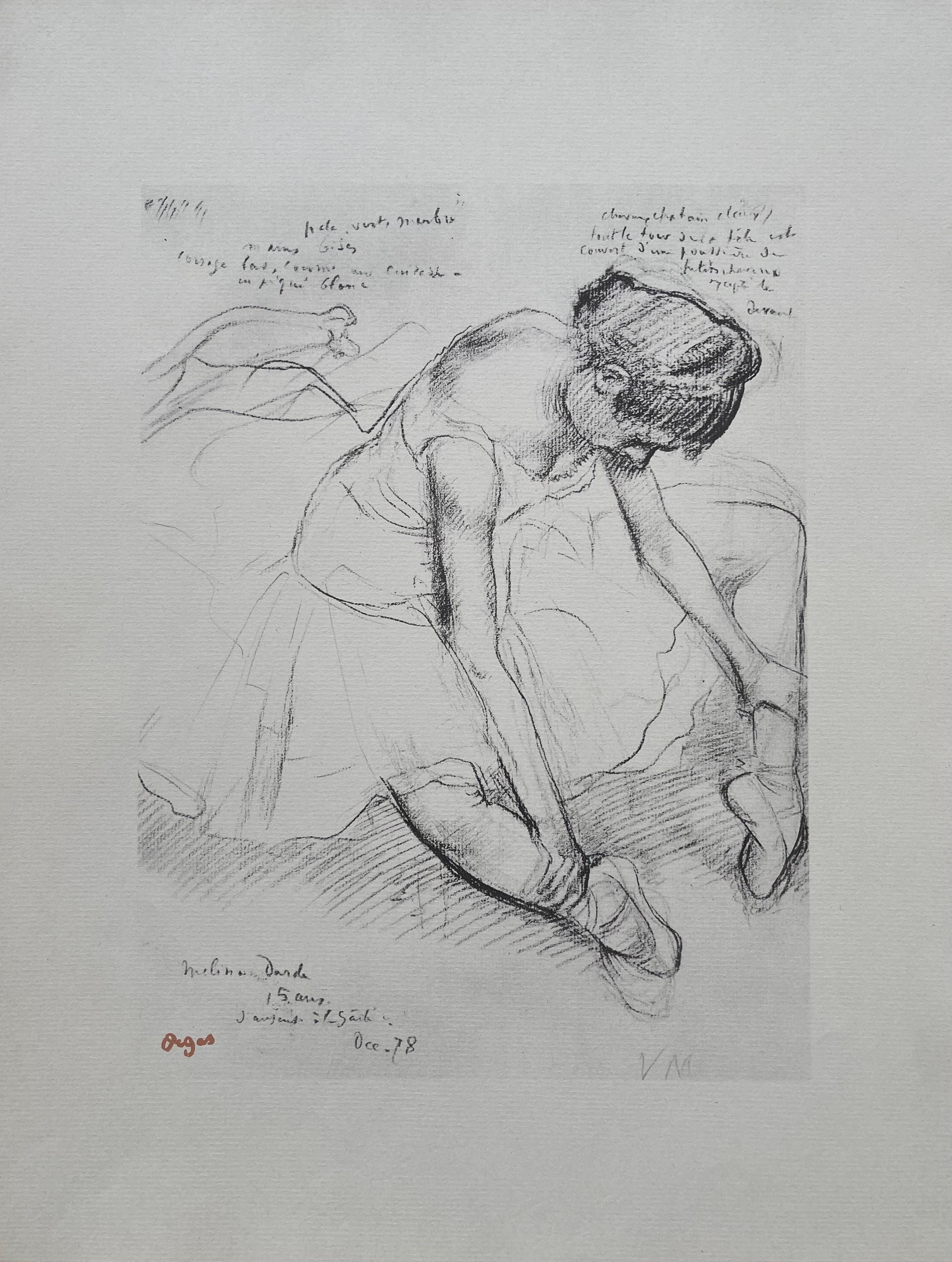 Degas, Melina Darde, Ten Ballet Sketches (after) For Sale 1