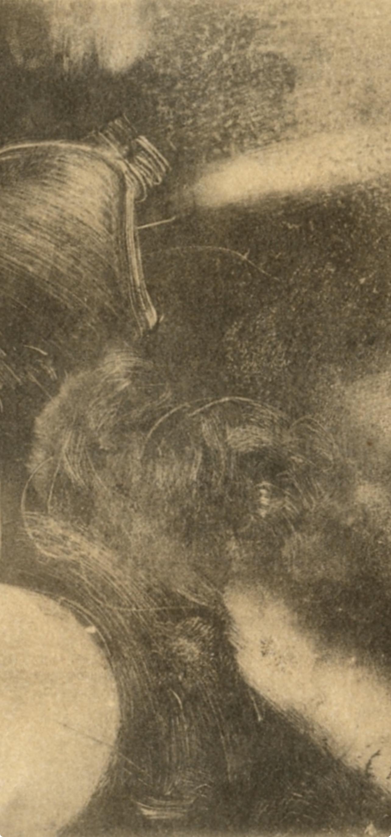 Degas, Nu couche, Les Monotypes (nach) – Print von Edgar Degas