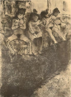 Degas, On attend les clients, Les Monotypes (après)