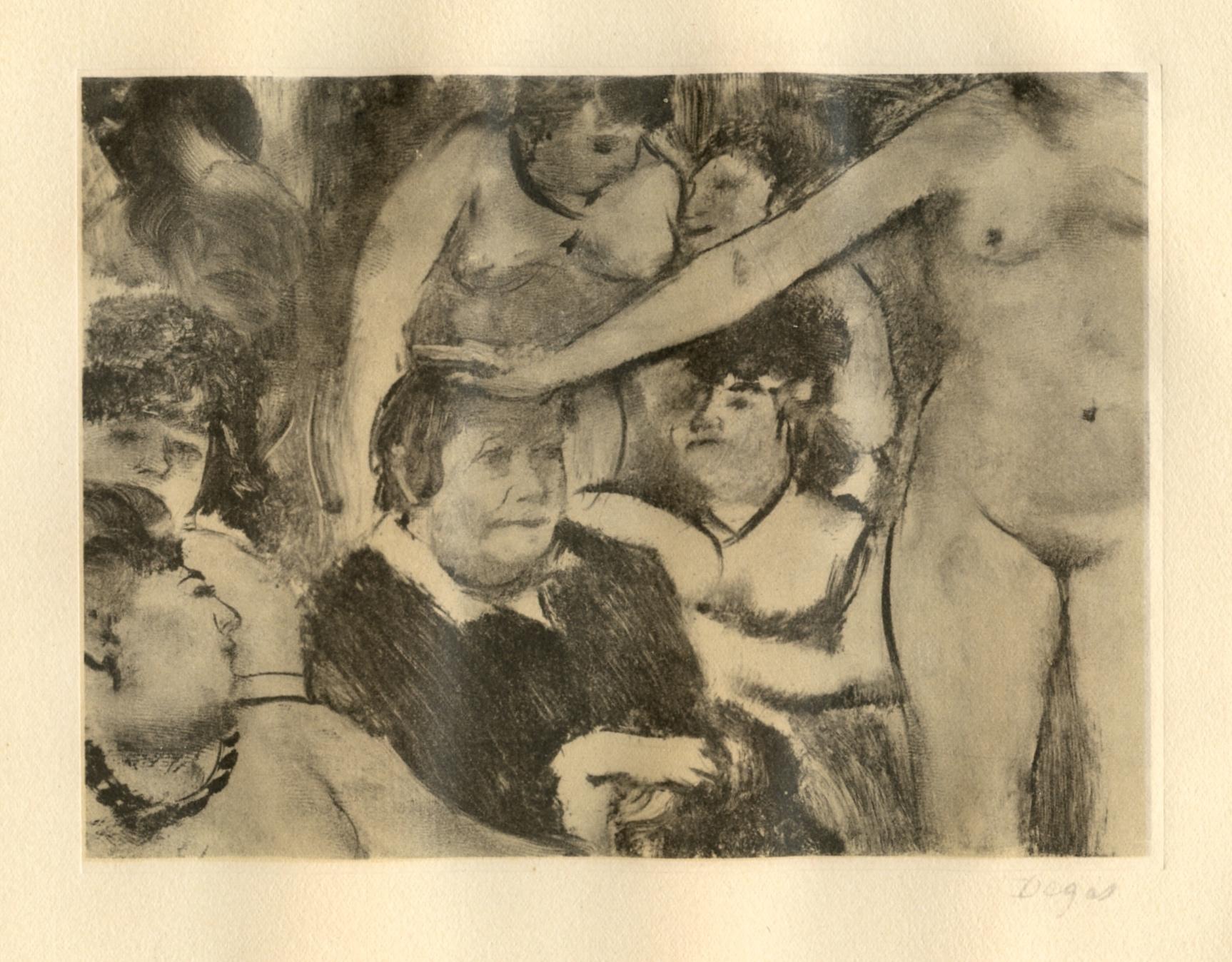Degas, Petite Fete de la Patronne, E. Degas Monotypes (after) For Sale 1