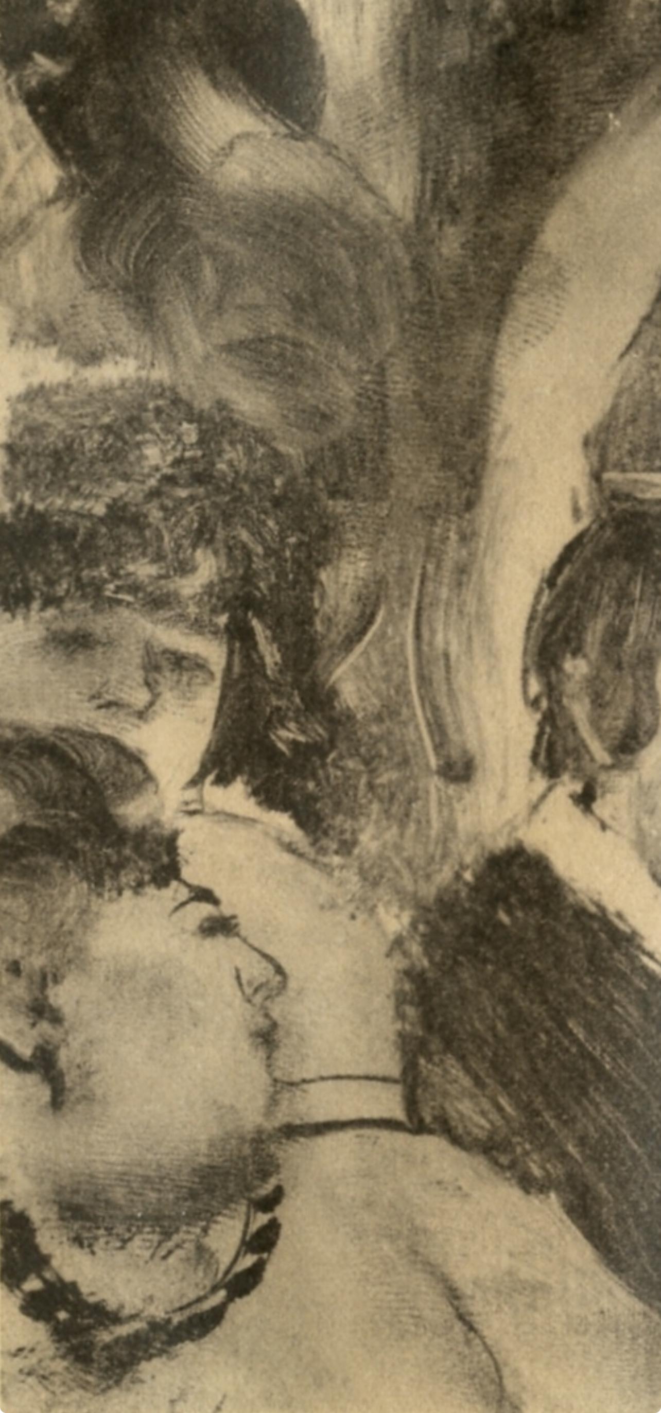 Degas, Petite Fete de la Patronne, Les Monotypes (nach) (Impressionismus), Print, von Edgar Degas