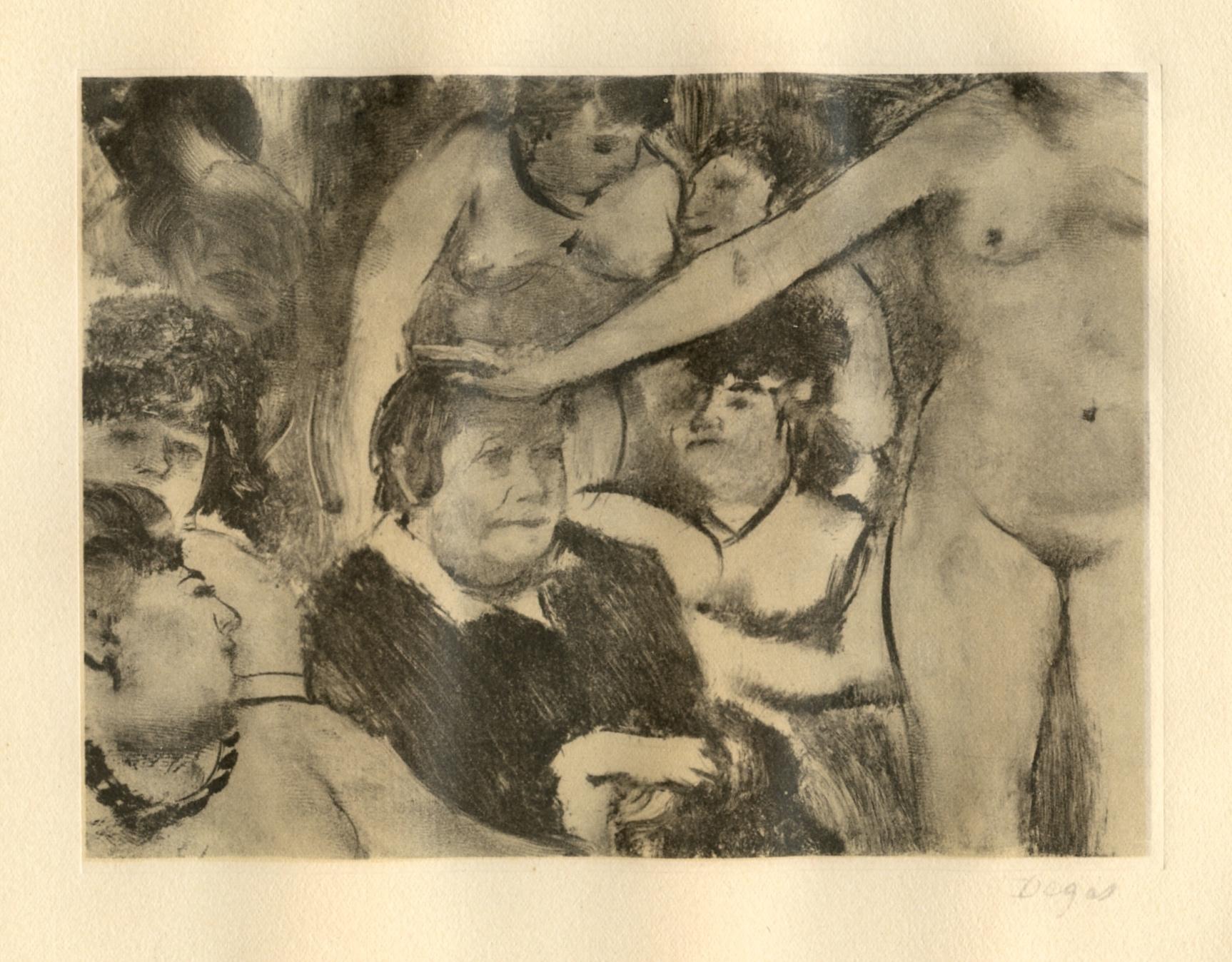 Degas, Petite Fete de la Patronne, Les Monotypes (d'après) en vente 1