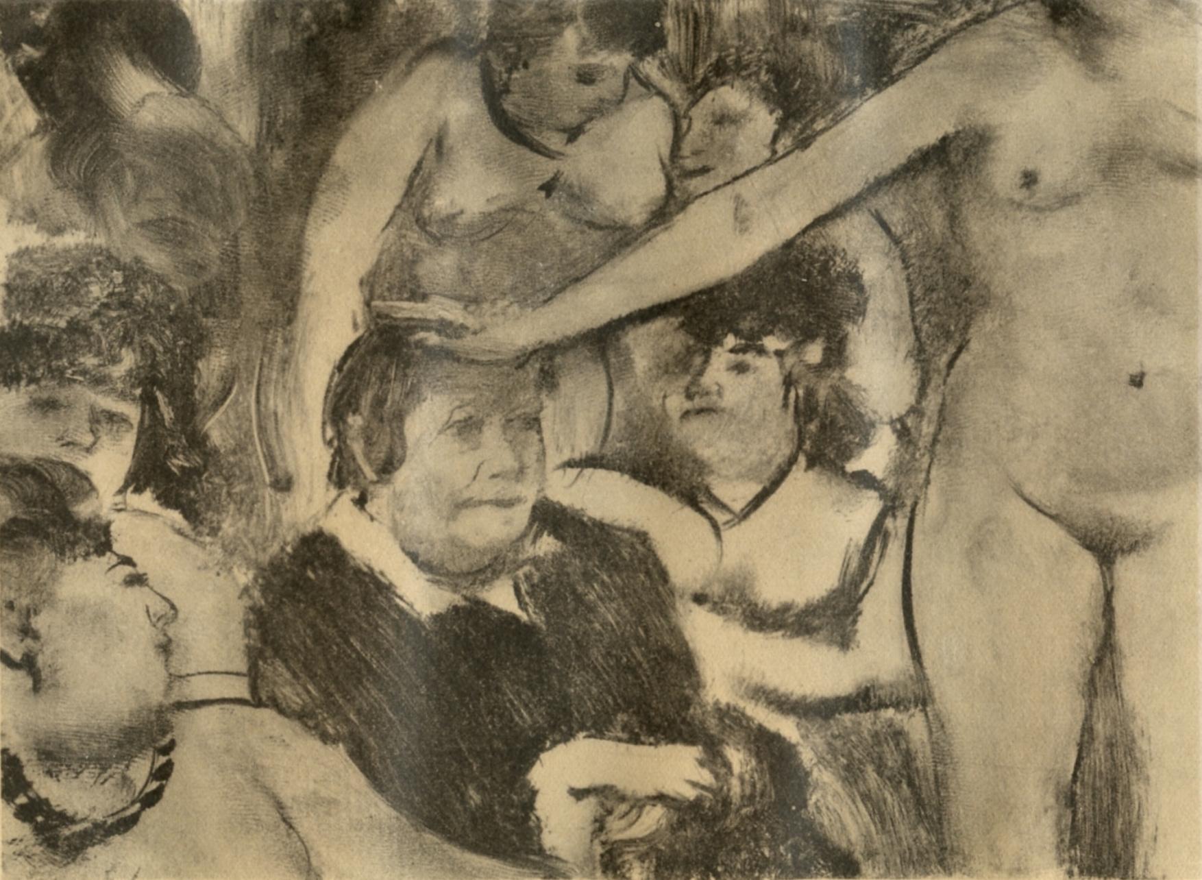 Degas, Petite Fete de la Patronne, Les Monotypes (nach)