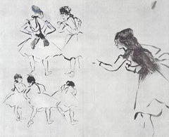 Degas, Sketch of Dancers, Ten Ballet Sketches (after)