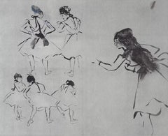 Vintage Degas, Sketch of Dancers, Ten Ballet Sketches (after)