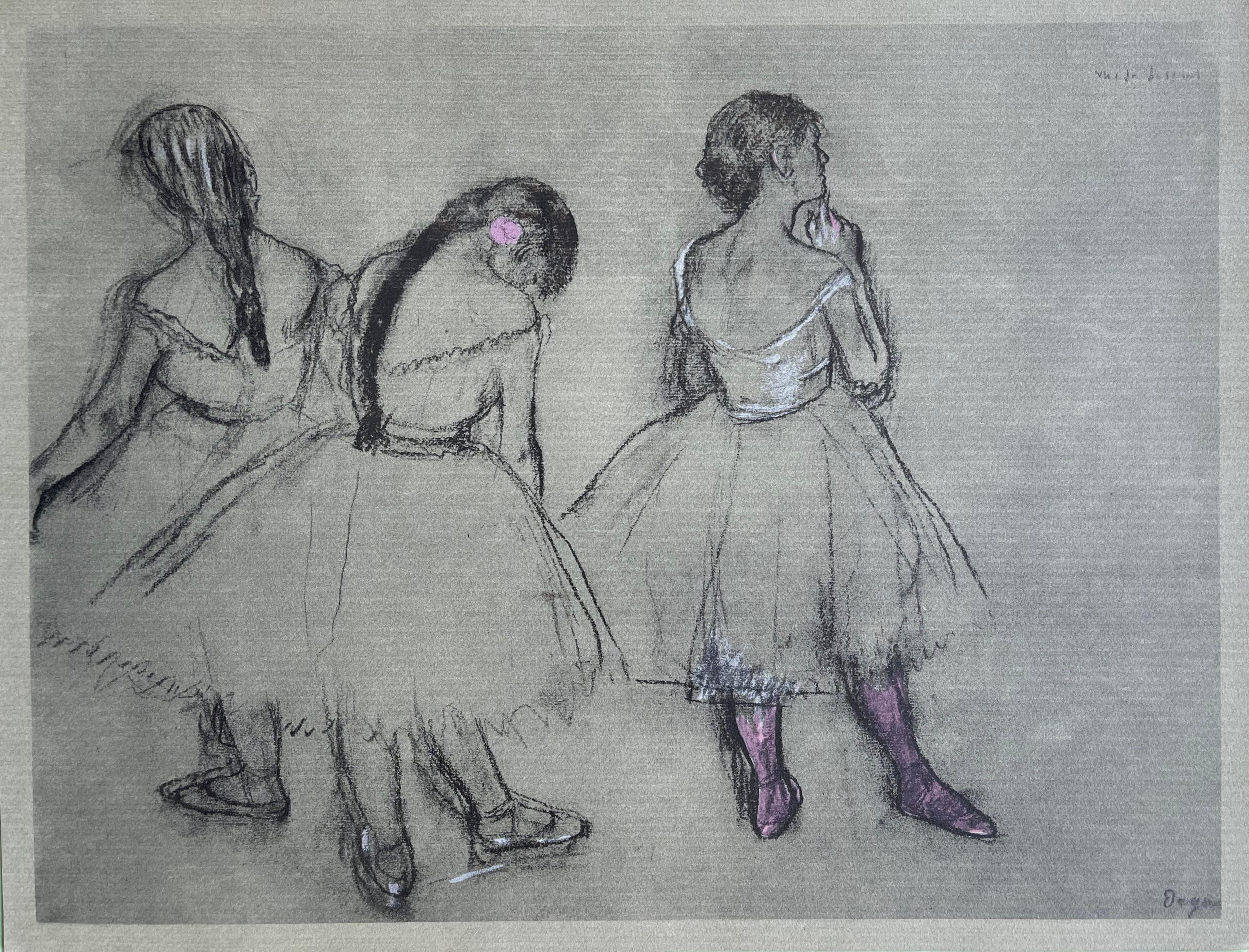 Degas, Three dancers, Ten Ballet Sketches (after) For Sale 3