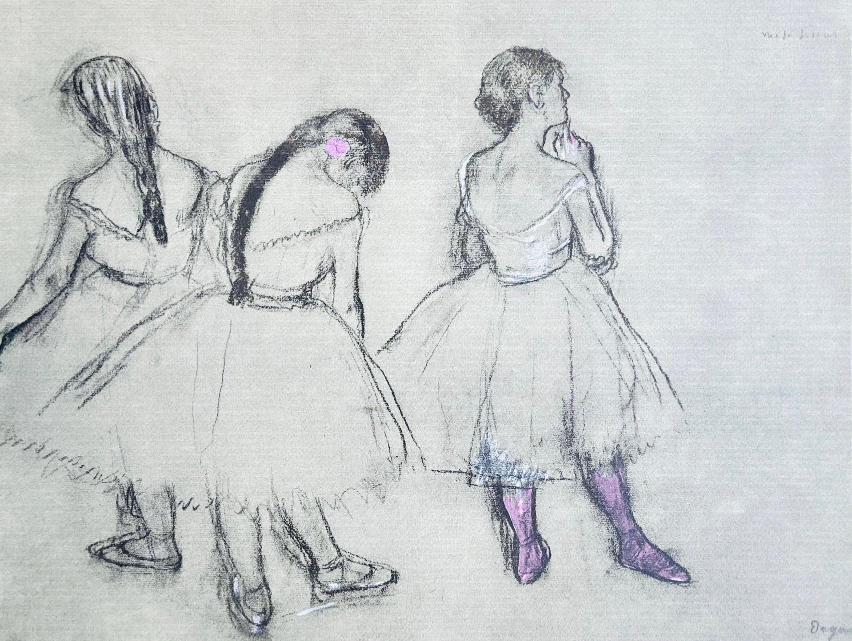 Degas, Tres bailarinas, Diez bocetos de ballet (después de)