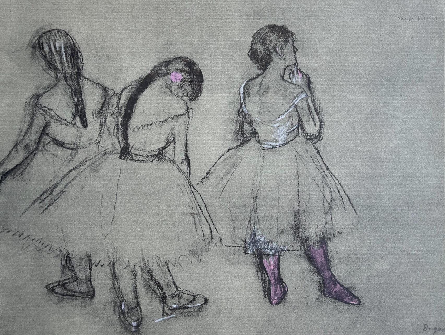 Degas, Three dancers, Ten Ballet Sketches (after)