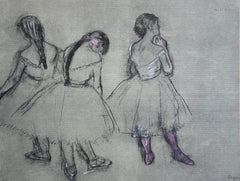 Vintage Degas, Three dancers, Ten Ballet Sketches (after)