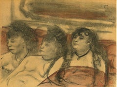 Degas, Trois Femmes de face, Les Monotypes (après)