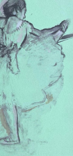 Edgar Degas, Tänzerin an der Barre, 1945 (nach) Edgar Degas