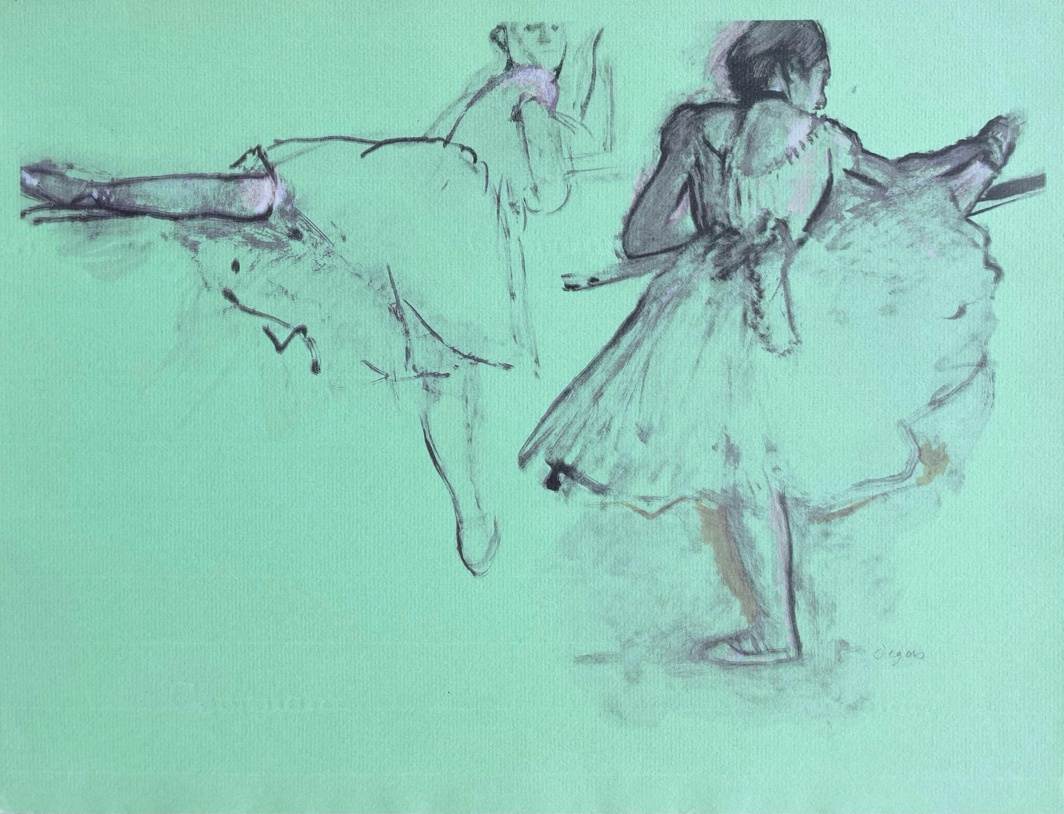 Edgar Degas, Dancer at the Barre, 1945 (after) For Sale 4