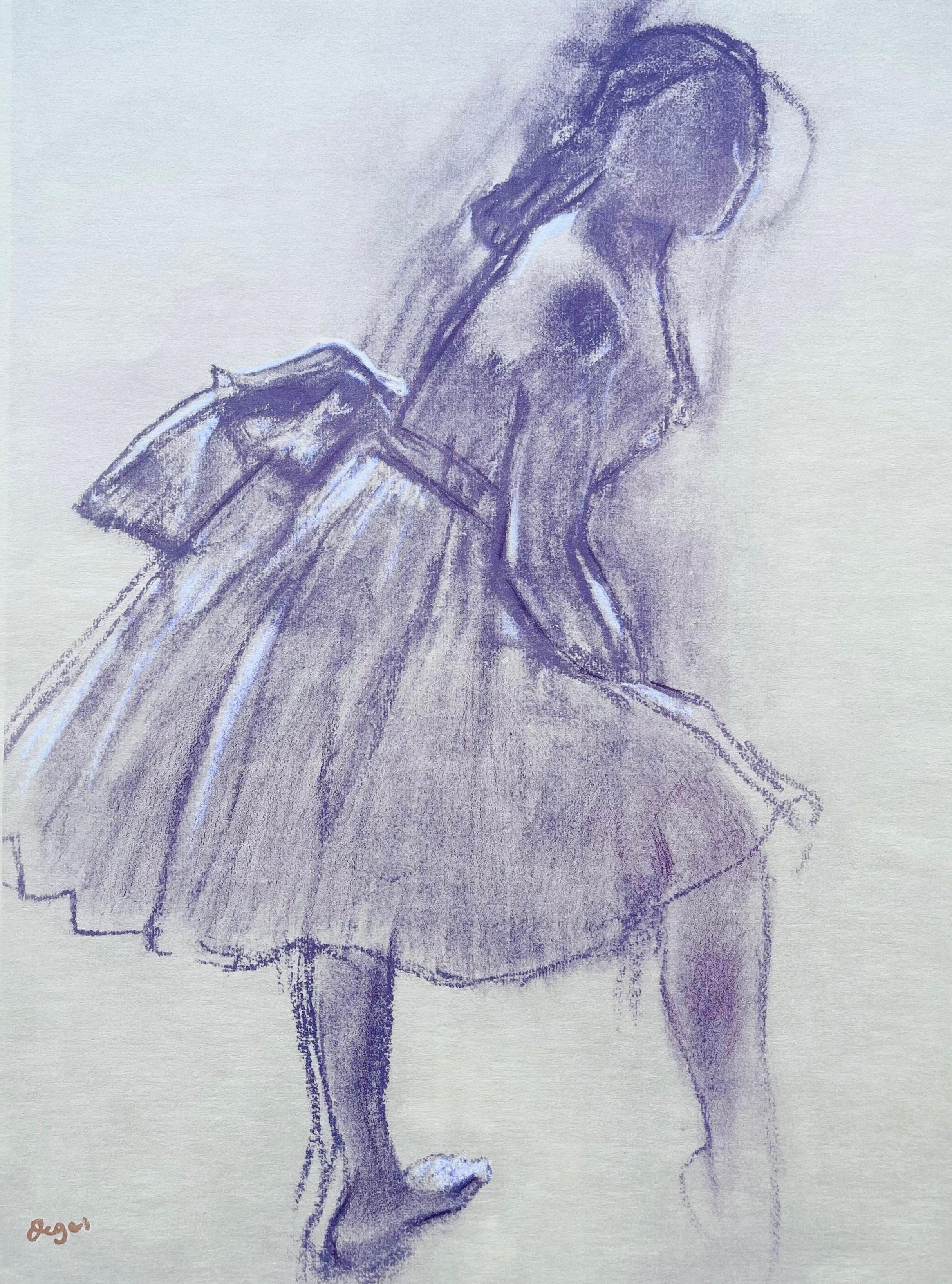 Edgar Degas, Danseuse de profil, 1945 (after)