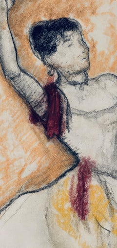 Edgar Degas, Danzatrice con tamburello, da Disegni di danza, 1936 (after)