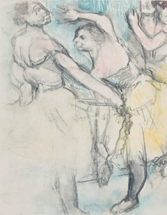 Edgar Degas, Bailarinas en la ópera, de Dibujos de danza, 1936 (after)