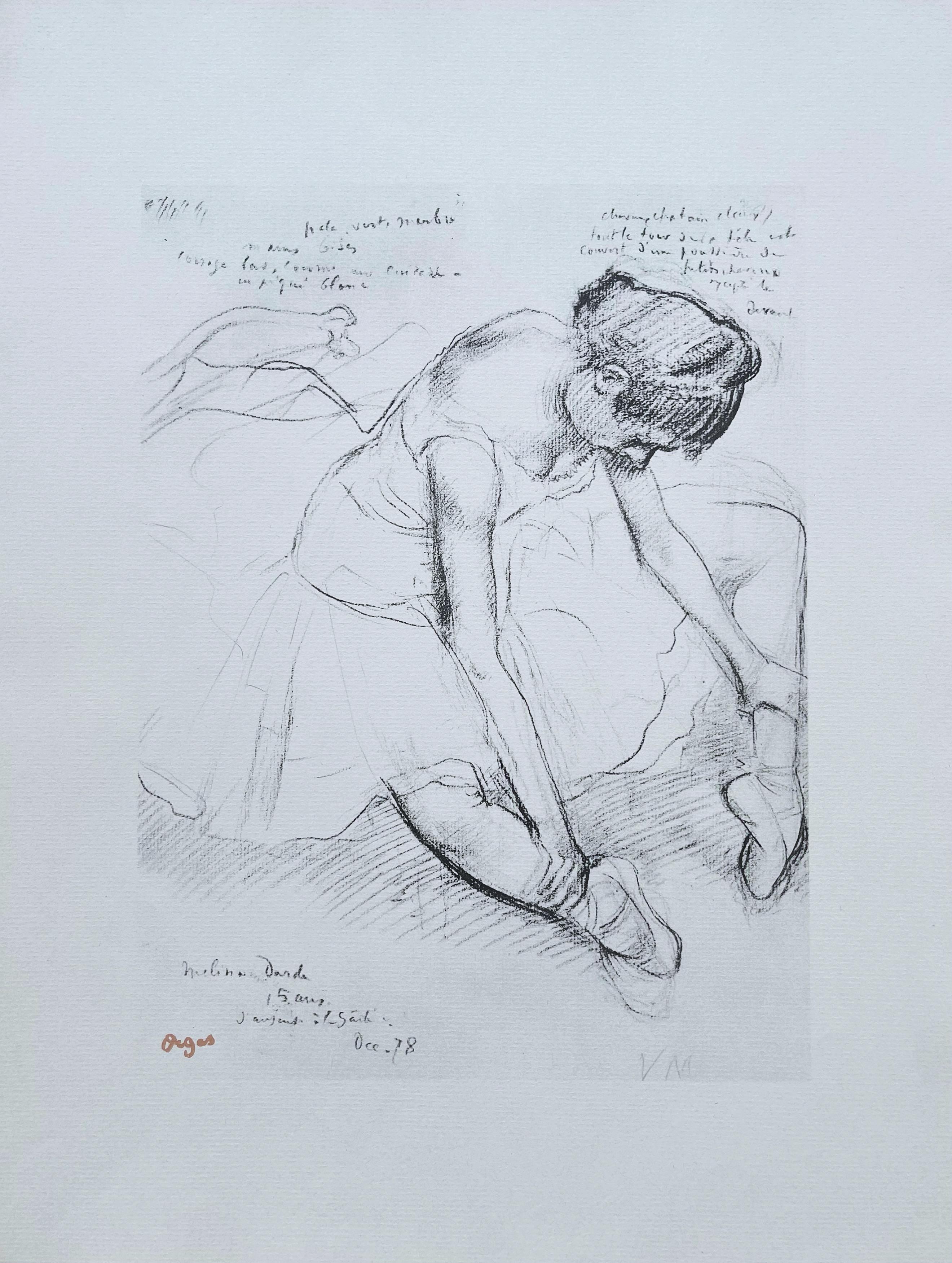 Edgar Degas, Melina Darde, 1945 (after) For Sale 4
