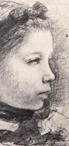 Edgar Degas, Portrait of Julie Belleli, from Faces of Children, 1968 (after)