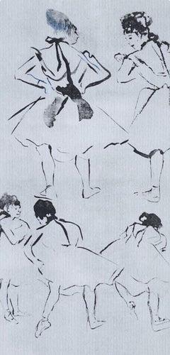 Edgar Degas, Sketch of Dancers, 1945 (after)