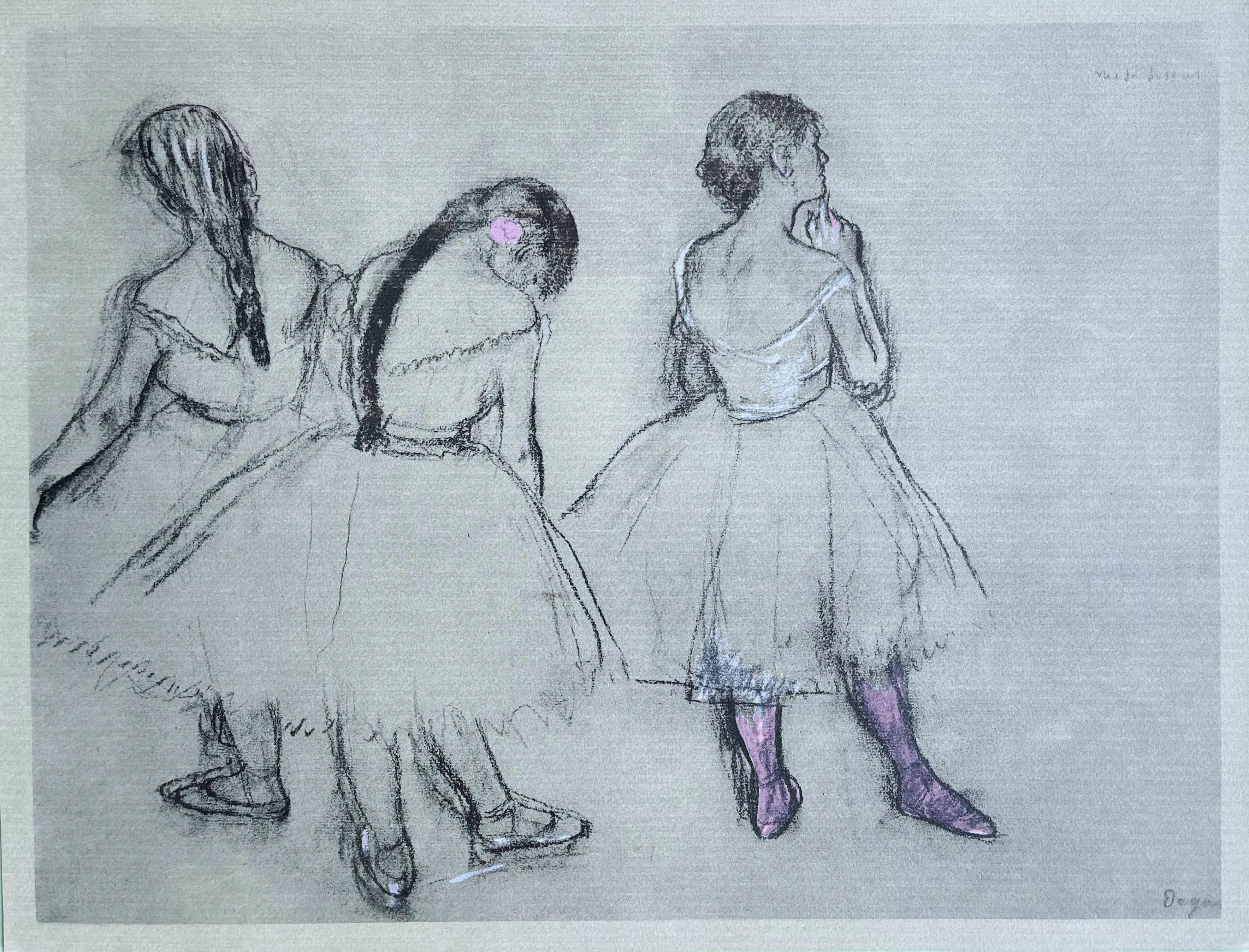 Edgar Degas, Three Dancers, 1945 (after) For Sale 4